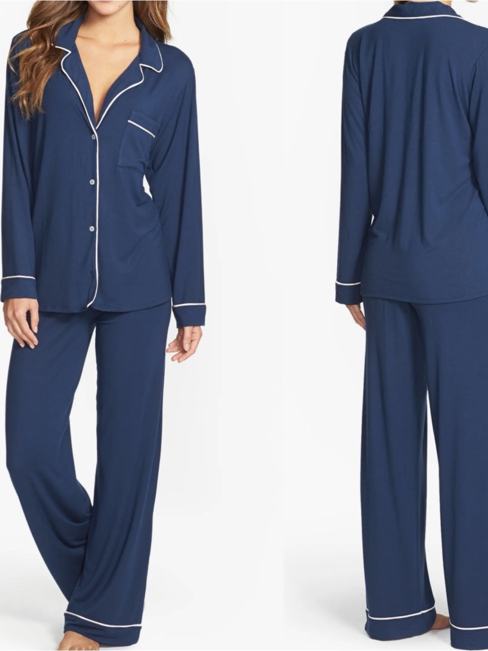 Eberjey Gisele Jersey Pajama Set M